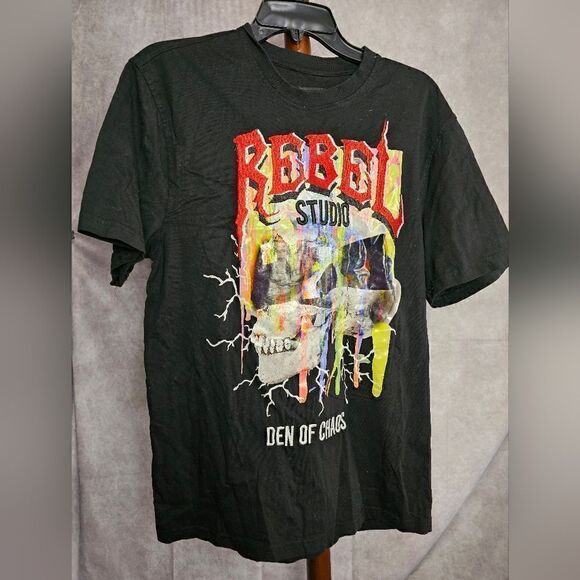 Men's REBEL MINDS Den of Chaos Tee XL - Picture 1 of 4